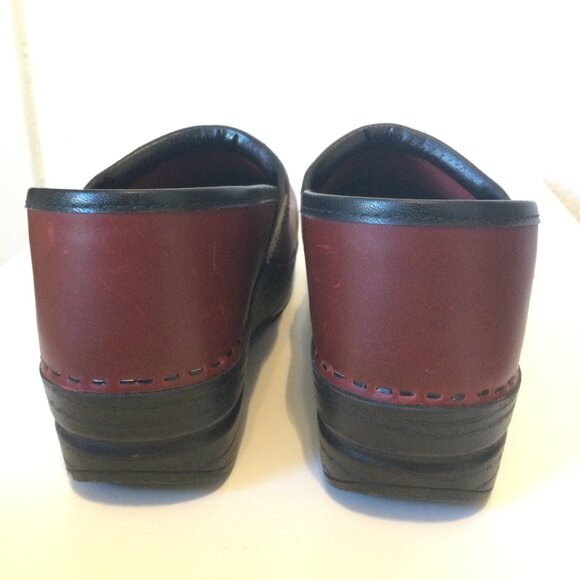 Dansko Brick Red Clogs - Picture 3 of 8